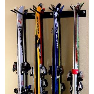 Snowboard Wall Rack Ski Rack Stylish Multifunctional Garage Storage Hook Skateboard Rack for Club Garden Bedroom Office Home, size 30"L×3"W×12"H