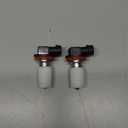 2 PCS Car H11-55W Halogen Bulb, 12V Super Penetrating Quartz Lamp Low Beam High Beam Light, Easy to Plug Original Halogen Bulb Replacement Parts, Universal Car Lighting Accessories (White)