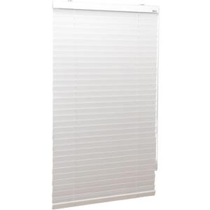 White Poplar Wood Venetian Blinds, 35" W x 72" L x 7" D, Custom Fit Horizontal Window Shade for Home & Office, Light Filtering & Privacy, Easy Installation