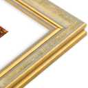 Golden State Art,16x20 Ornate Picture Frame Holds 11x14 Photo,Vintage Gold