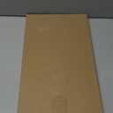 Barber Mirror Handheld Foam, Salon Large Foam Hand Mirror with Double Handle, Square Barbershop Handheld Mirror, Black