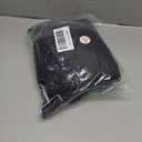 CLUCI Puffer Shoulder Bag Puffy Crossbody Purse for Women Middle Tote Bag Lightweight Cotton Padded Hobo Handbag (Black)