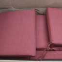 Arden Indoor/Outdoor Swing Cushion Set, 56 x 20, Water Repellent, Fade Resistant, Cushion Set for Swing or Bench Ruby Red Leala