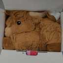 Highland Cow Stuffed Animals, Microwavable Stuffed Animals Heating Pad for Cramps, Pain Stress Relief, Heatable & Coolable Lavender Scented Cow Plush Toy for Anxiety, Women Kid Bedtime Highland Cattle