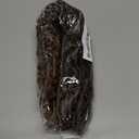 Black Textures Goddess Faux Locs Crochet Hair Curly River locs Twist Braids Dreadlocks (1B/30, 26 Inches)