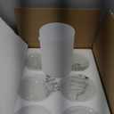 6 Pack White Frosted Glass Shades Replacement,5.51in Height,3.94in Diameter,1.65in Fitter, Cylinder Glass Shade Covers Replacement Globe for Pendant Light Floor lamps light fixtures Wall Sconces