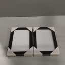 Black Theatre Frame with Real Glass, 2 Packs, Theatre Bill Frame, 7/8 inch deep moulding, Holds 5.5x8.5-inch Media, Wall or Tabletop Display