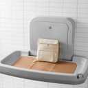 Skip Hop Travel Baby Changing Pad with Easy-Clean Surface, Covers Public Changing Stations, Wipes Pocket, Diaper Storage, Disposable Bag Dispenser and Magnetic Wipes Pocket, Clean Slate, Oat