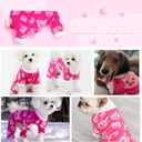 Paiaite Dog Pajamas Onesie: Comfortable Four-Legged Apparel for Small, Medium, & Large Dogs, Polyester Material for Comfort, Wrinkle Resistance, Moisture Wicking, and Stretchiness Pink Pig 3XL