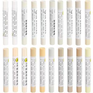 uxcell Furniture Repair Wax Crayons Kit, 20Pcs - Wood Filler Stick, Touch Up Furniture Markers - for Scratches Holes Tables Desks Wooden Floor Laminate Covers, Light Color Series