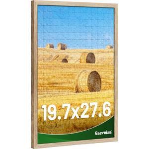 19.7x27.6 Puzzle Picture Frame, Distressed Farmhouse Frame