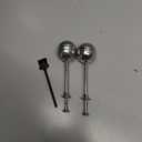 2PCS Tea Infuser Strainer Stainless Steel Mesh Balls with Chain Hook Lid for tea