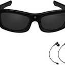 eovas Camera Sunglasses Video Glasses Camera Bluetooth Glasses Camera UV Protection Polarized Lens Sport Action Glasses for Travel, Outdoor, Cycling, Driving