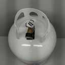 Flame King YSN-301 30 Pound Steel Propane Tank Cylinder with Type 1 Overflow Protection Device Valve DOT and TC Compliant, White