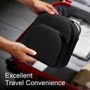 Epesoware Small Hard Hat Travel Case for Baseball Caps - Crush Proof Cap Carrier for 3 Hats, Hat Storage Organizer with Adjustable Shoulder Strap and Handle, for Travel & Home Use