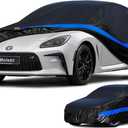 Car Cover for Sports Car Coupe Sedan Waterproof All Weather, Universal Fit Nissan Versa/350z/370z/240SX, Audi TT, Toyota 86/Celica, Subaru BRZ,Hyundai Accent, Porsche 718/Boxster etc.