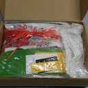 48 Sets Christmas Ornament Crafts Make Your Own Ornament Kits with Christmas Snowman Reindeer Penguin Foam Craft Stickers Bookmarks for Holiday Xmas Winter Favors