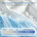 BEDLORE King Cooling Mattress Topper for Hot Sleepers, White
