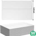 5x7 Envelopes for Invitations, A7 Printable Self Seal Envelopes for 5x7 Cards, Photos, Wedding, Birthday, Postcards, Graduation, Parties, 5.25 x 7.25 Inches (50 Pack), White