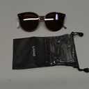Livho Polarized Sunglasses, Retro & Oversized Shades for Women with Round Lenses