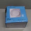 FEITON Bathroom Fan with Light Exhaust Fan Ceiling Mount Vent Fan Light Combo, 30W, 110V, 110 CFM 1.0 Sones, Square Quiet Ventilation Fan with LED Light