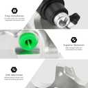 Front Disc Brake Caliper Assembly Calipers Set Fit For Dodge Ram 1500, for Chevrolet Astro Blazer, for GMC Yukon Safari C1500 C2500 K1500 K2500, for Cadillac DeVille, Replace 184299 184300