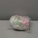 Handmade Crochet Blanket with 68Handmade Flowers, 43.31 Inch Diameter Convertible Bouquet Throw Blanket for Sofa Bed Couch, Valentine's Day Gift (PinkRose, 43.31inch)