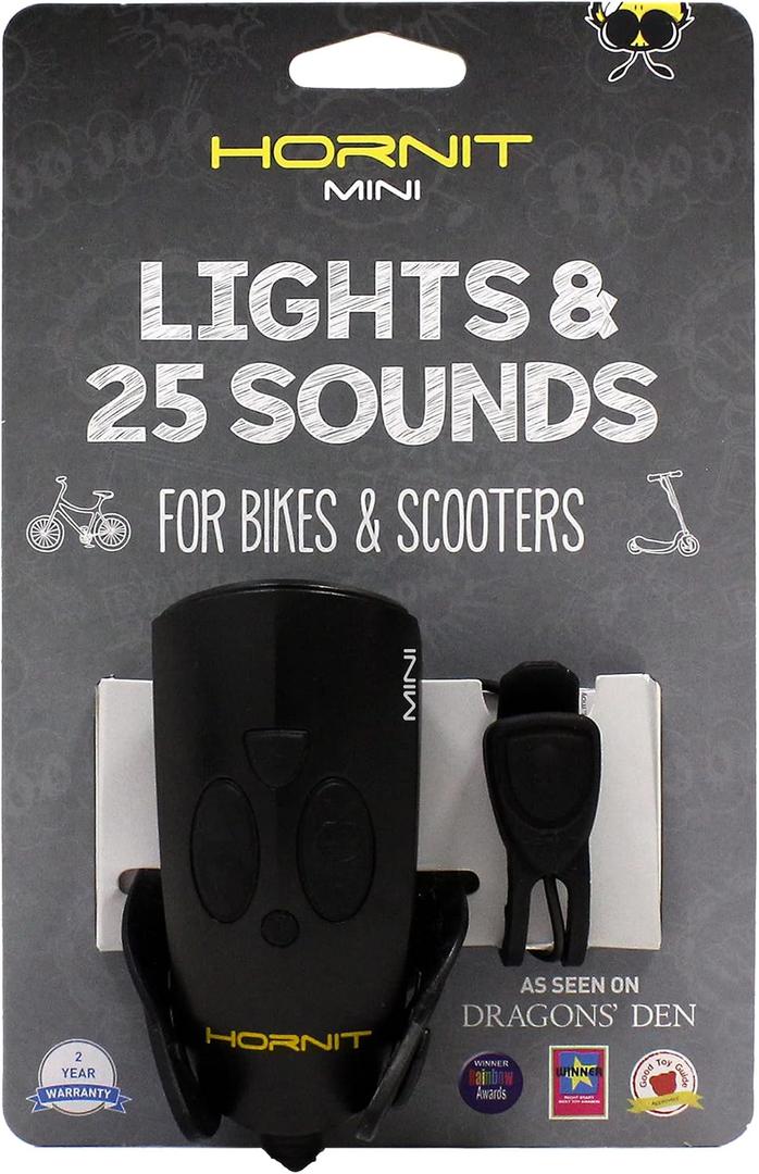 Hornit Mini Bike & Scooter Horn with Kids Headlight, One Size