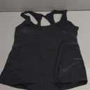 RUNNING GIRL Workout Tank Tops for Women Built in Shelf Bras Padded,Sleeveless Gym Tops Athletic Yoga Shirts.  XXL