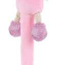 DolliBu Pink Unicorn Plush Pen  Fluffy Stuffed Animal Unicorn Writing Pen, Black Ballpoint Pens for Kids and Adults, FantasyThemed Ink Pens for School  7.5 Inches