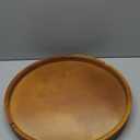 Oversized Round Ottoman Tray,22INCH,Great Round Trays Over Coffee Table Topper,Extra Large Circle Decorative Tray for Living Room,Big Wooden Tray with Handles for Displaying Serving Organizing(Acacia)