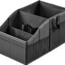 WHHMK Car Storage, Sturdy Leather Car Backseat Organizers, Support Up to 33 LB of Weight Automotive Front Seat Organizer, Floor Organizer and Storage Used for SUV Truck Toy Snack Water Bottle Holder
