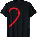 Half Heart Partner Couple Pyjamas Right Side Lovers Couple T-Shirt, M