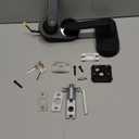 Aqara Smart Lock U300, Fingerprint Keyless Entry Door Lock with Handle, Matter Over Thread with Apple Home Keys, Touchscreen Keypad, Smart Lever Lock Supports Apple Home, Alexa, Google, IFTTT, Black