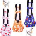 3 Pcs Chicken Diapers for Hens, Pet Duck Diapers with Bow Tie, Washable Duck Clothes & Poultry Accessories (Suitable for Chickens Weighing 1.1 to 3.3 lb)