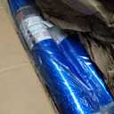 200SQFT AMERIQUE 4TH Generation High-Density Luxury Metal Blue 2MM Thick EVA Foam Flooring Underlayment Padding with Tape & Vapor Barrier, Elasticized Closed-Cell Technology