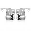 Lower Door Hinge Front Kit Left Driver Side and Right- Compatible with 2007-2014 Chevy Silverado Suburban Tahoe Avalanche GMC Sierra Yukon Cadillac Escalade- Replaces# 20969645,20969646