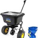 Spyker Lawn and Handheld Spreader Kit: Pro-Series 50 Pound Broadcast Spreader with 5 Pound Handheld Spreader Kit