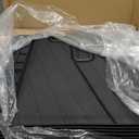 LASFIT Cargo Mat with Backrest Mat for Honda Pilot 2023 2024 2025 2026, Split & One-piece Foldable Seating TPE Custom Fit Trunk Mat Cargo Liner with Seatback Mat Accessories, Black