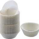 White Cupcake Liners Standard Size - 300-Pack Paper Baking Cups - Fits Perfectly Any Muffin Baking Pan - Muffin liners for Cupcakes, Muffins, & Egg Muffins - Greaseproof Cupcake Papers Wrappers