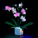 LED Light Kit for Lego Orchid 10311 Plant Decor Building Set; Decoration Lights Build a Succulents Display Piece for The Home or Office (Lights Only, No Lego Models)