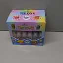 24 Colors Tie Dye Kit, Tie Dye Set for Kids, Pre-Filled Bottles, Non Toxic Permanent Fabric Dye Art Set, Easy DIY Fabric Art - Create Fun (24 Colors)