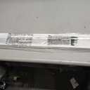 Lazblinds Upgraded Top Down Bottom Up (TDBU) Honeycomb Blinds, No Drill No Tools Easy Install Cordless Cellular Shades for Windows 34" W x 48" H, White - Blackout