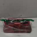 Shoulder Bag for Women, Hobo Handbags Trendy Y2K Purses Patent Leather Clutch Bag Cute Bow Purse (Red)