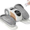 MERACH Under Desk Elliptical Machine, Leg Exerciser While Sitting for Seniors with Remote Control & 12-Speeds, Quiet Portable Electric Seated Pedal Exerciser Machine for Home Office