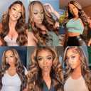 Human Hair Bundles Body Wave P4/30 Color Human Hair Unprocessed Brazilian Virgin 3 Bundles Quick Weave Human Hair Extensions 300g (P4/30 Body Wave,20 22 24)