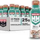 Muscle Milk Plant Based Protein Shake, Chocolate, 11.16 Fl Oz (Pack of 12) BB Date: 05/23/26