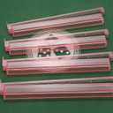 Mahjong Racks,4PCS Clear Acrylic Mahjong Racks with Pushers,American Mahjong Accessories Mahjong Gifts Pink
