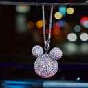 Crystal Ball Car Hanging Ornament - Cute Men's and Women's Car Interior Decoration - Great Gifts for Friends or Family (Color)