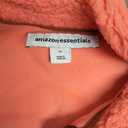 Amazon Essentials Women's Sherpa Long-Sleeve Mock Neck Full-Zip Jacket with Woven Trim Size M